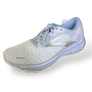 Brooks Ghost 14 Purple  Gray Running Sneakers Sz 12